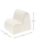 Cloud Chair, Cream White (Pre - Order) - Le Petit Marché Home Furniture