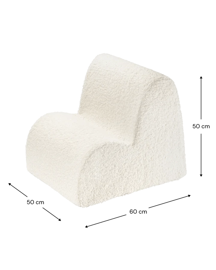 Cloud Chair, Cream White (Pre - Order) - Le Petit Marché Home Furniture