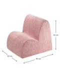 Cloud Chair, Pink Mousse (Pre - Order) - Le Petit Marché Home Furniture