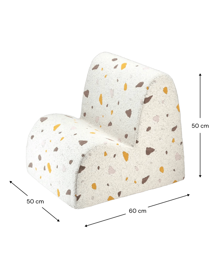 Cloud Chair, Terrazzo Marble (Pre - Order) - Le Petit Marché Home Furniture