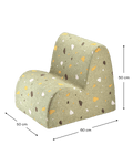 Cloud Chair, Terrazzo Moss (Pre - Order) - Le Petit Marché Home Furniture