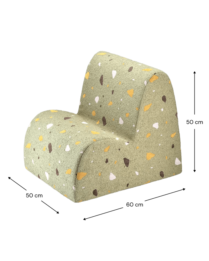 Cloud Chair, Terrazzo Moss (Pre - Order) - Le Petit Marché Home Furniture