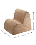 Cloud Chair, Toffee (Pre - Order) - Le Petit Marché Home Furniture