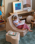 Cloud Pouffe, Brown Sugar (Pre - Order) - Le Petit Marché Home Furniture