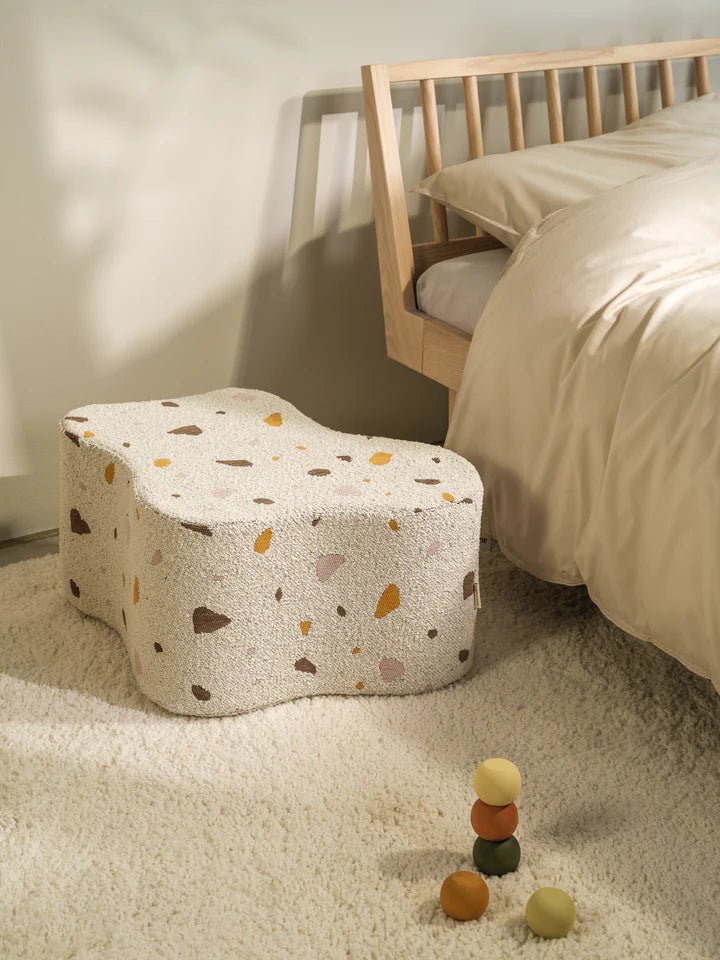 Cloud Pouffe, Terrazzo Marble (Pre - Order) - Le Petit Marché Home Furniture