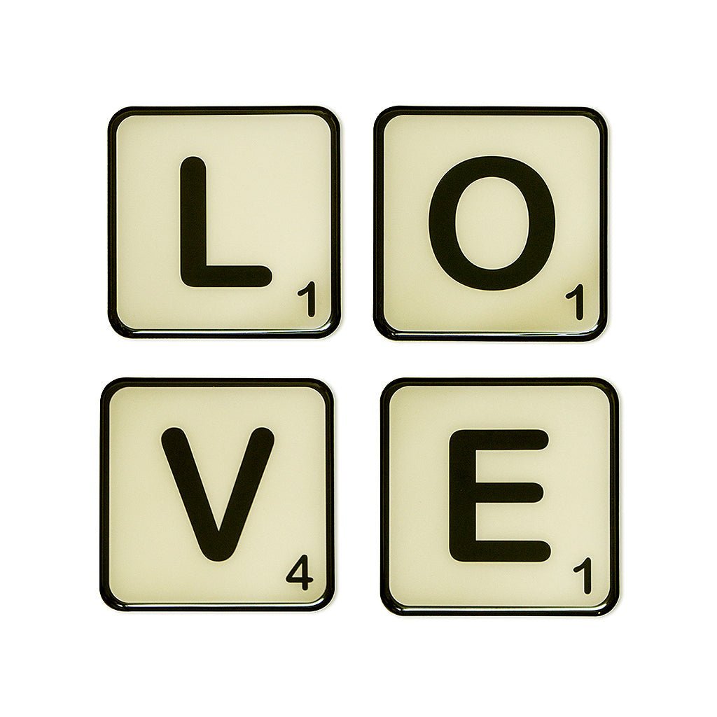 Coasters,Love, x4, Magnetic - Le Petit Marché Home Furniture