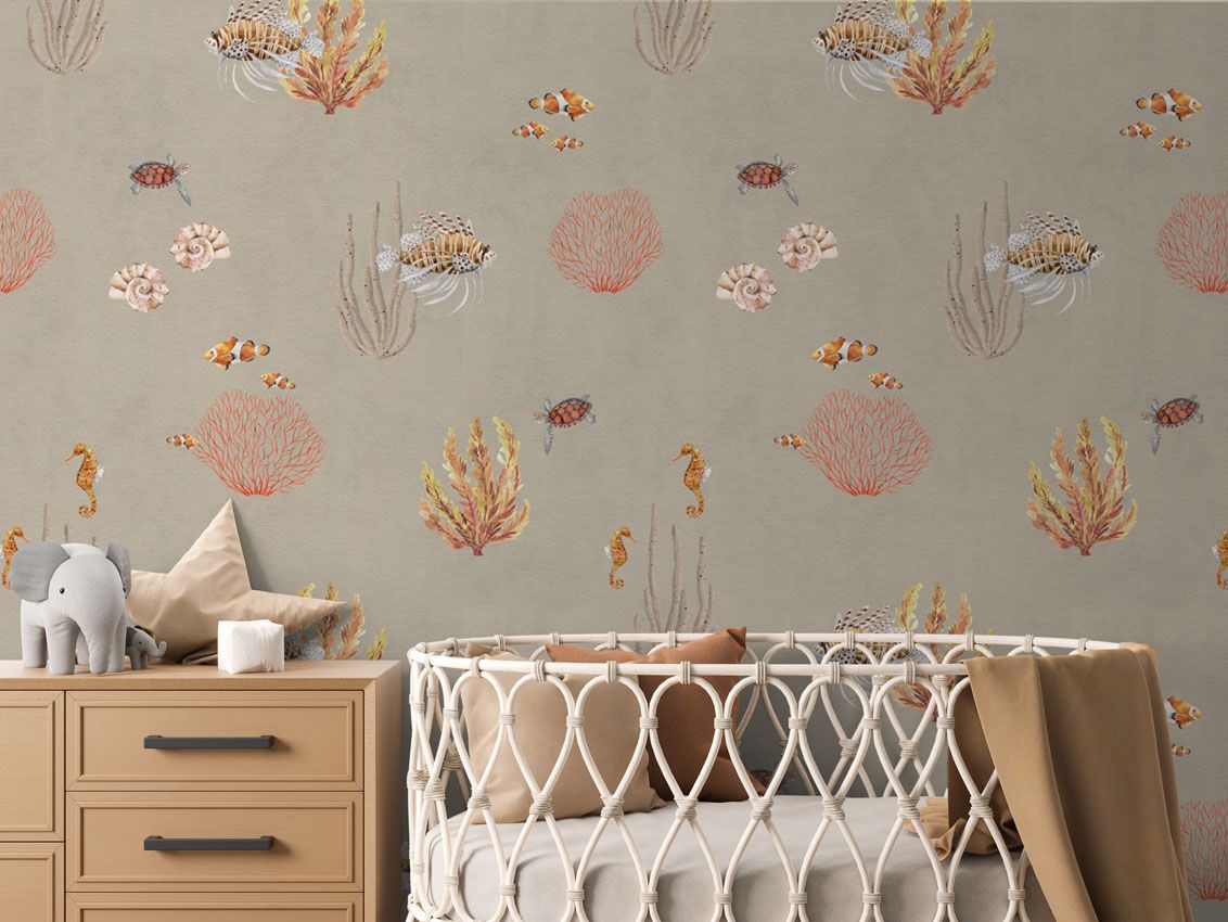 Coral Garden - Brown - Le Petit Marché Home Furniture