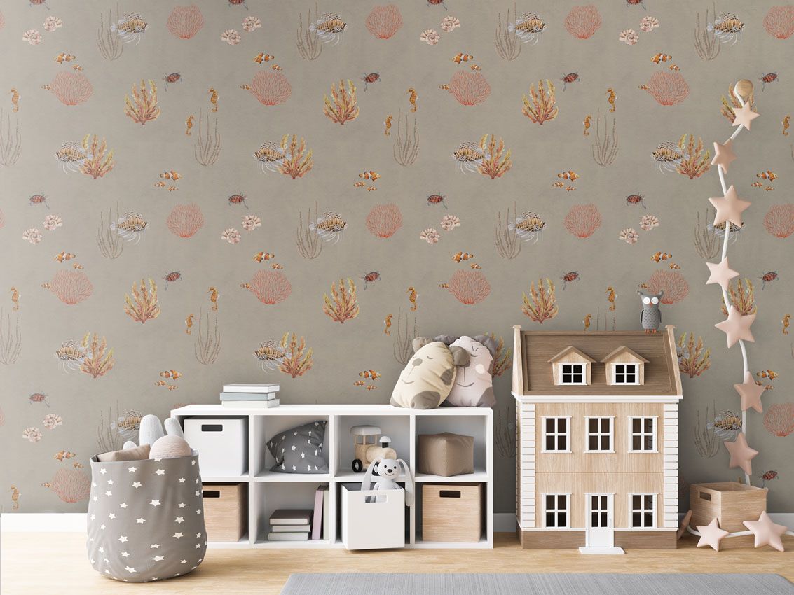 Coral Garden - Brown - Le Petit Marché Home Furniture