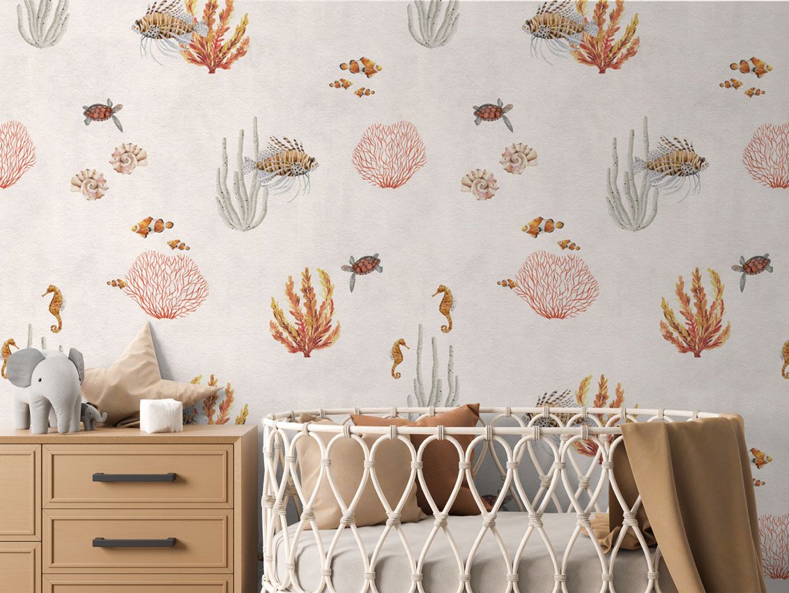 Coral Garden - White - Le Petit Marché Home Furniture