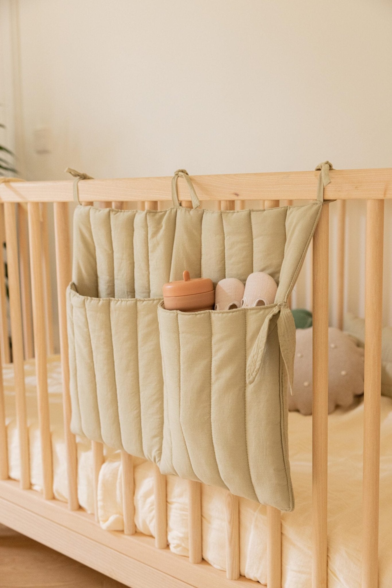 Crib Pocket Hanger - Olive - Le Petit Marché Home Furniture