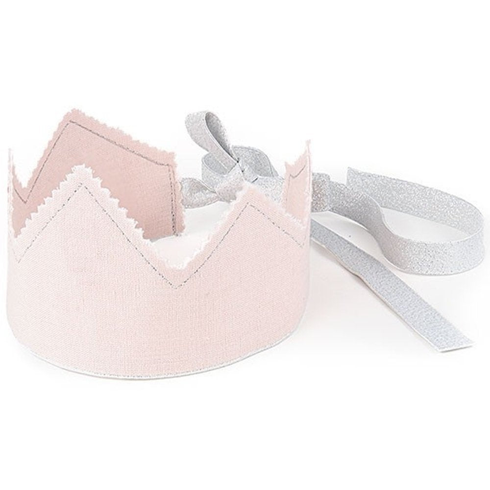 Crown PN Powder Pink with Silver Ribbon - Le Petit Marché Home Furniture