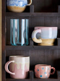 Cup Louisa, Rose, Stoneware - Le Petit Marché Home Furniture