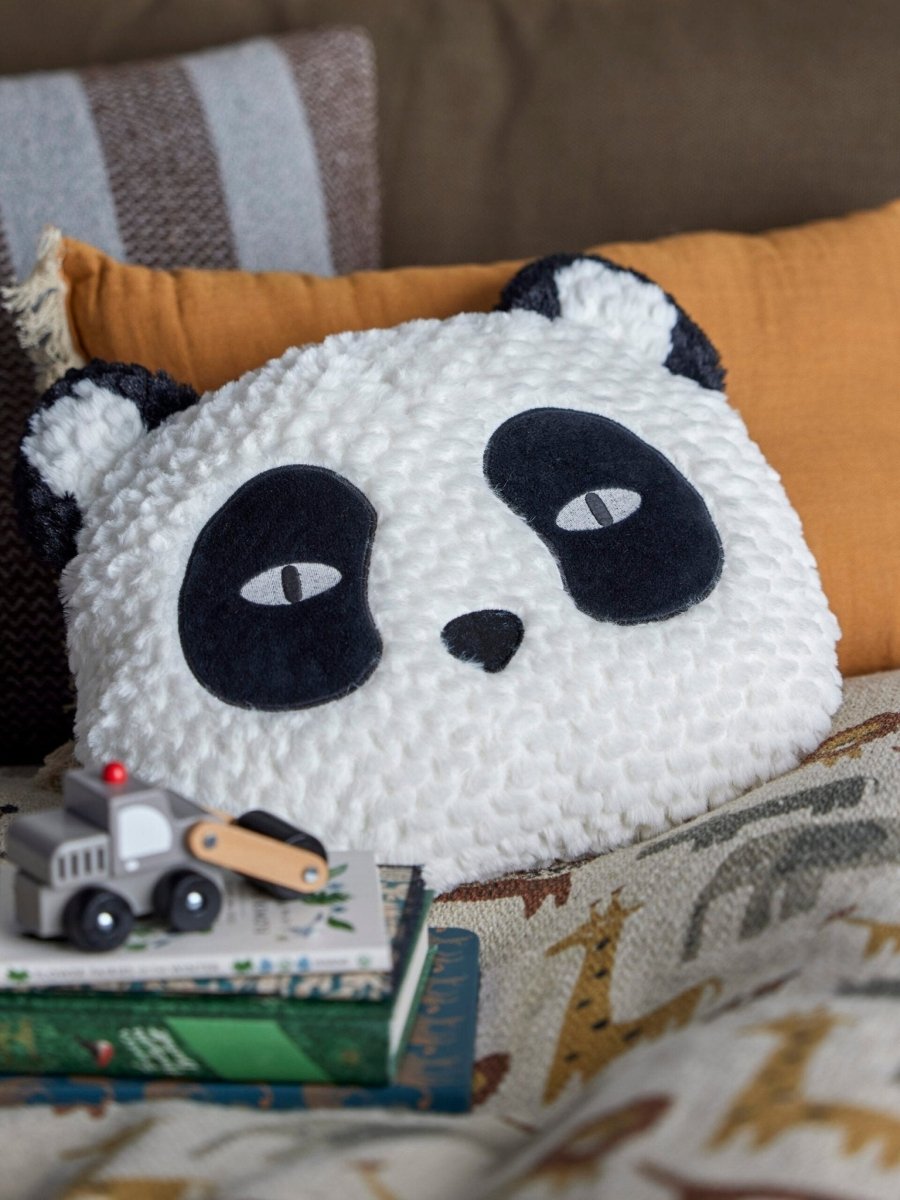 Cushion Panda Levi, White - Le Petit Marché Home Furniture