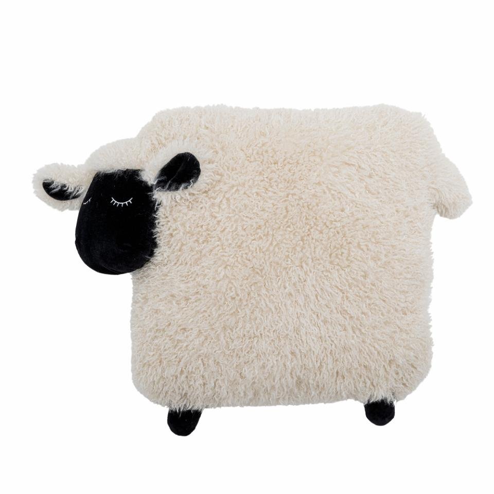 Cushion Sheep Dolly, White, Polyester - Le Petit Marché Home Furniture