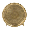 Dalia Tray Table, Brass - Le Petit Marché Home Furniture