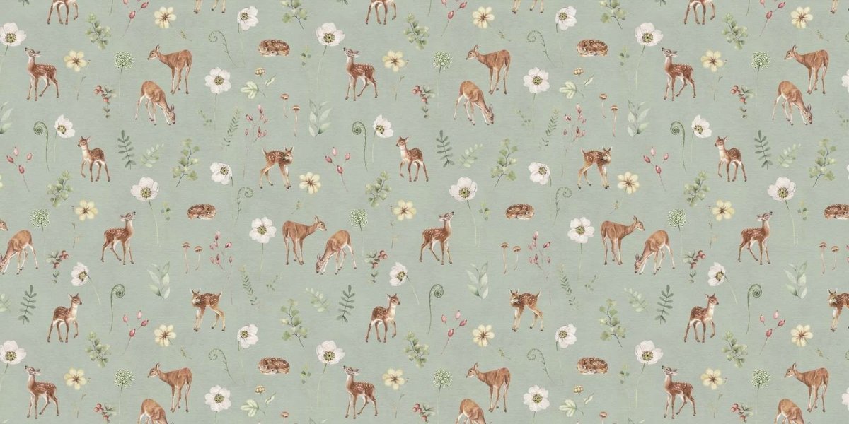 Dancing Deer - Green - Le Petit Marché Home Furniture