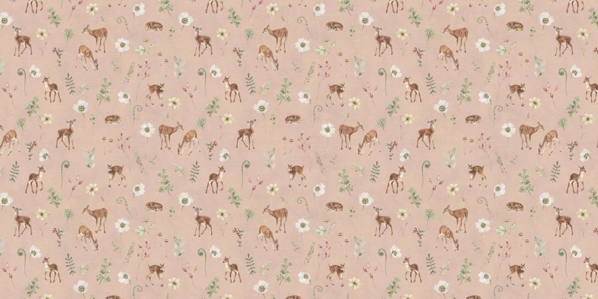 Dancing Deer - Pink - Le Petit Marché Home Furniture