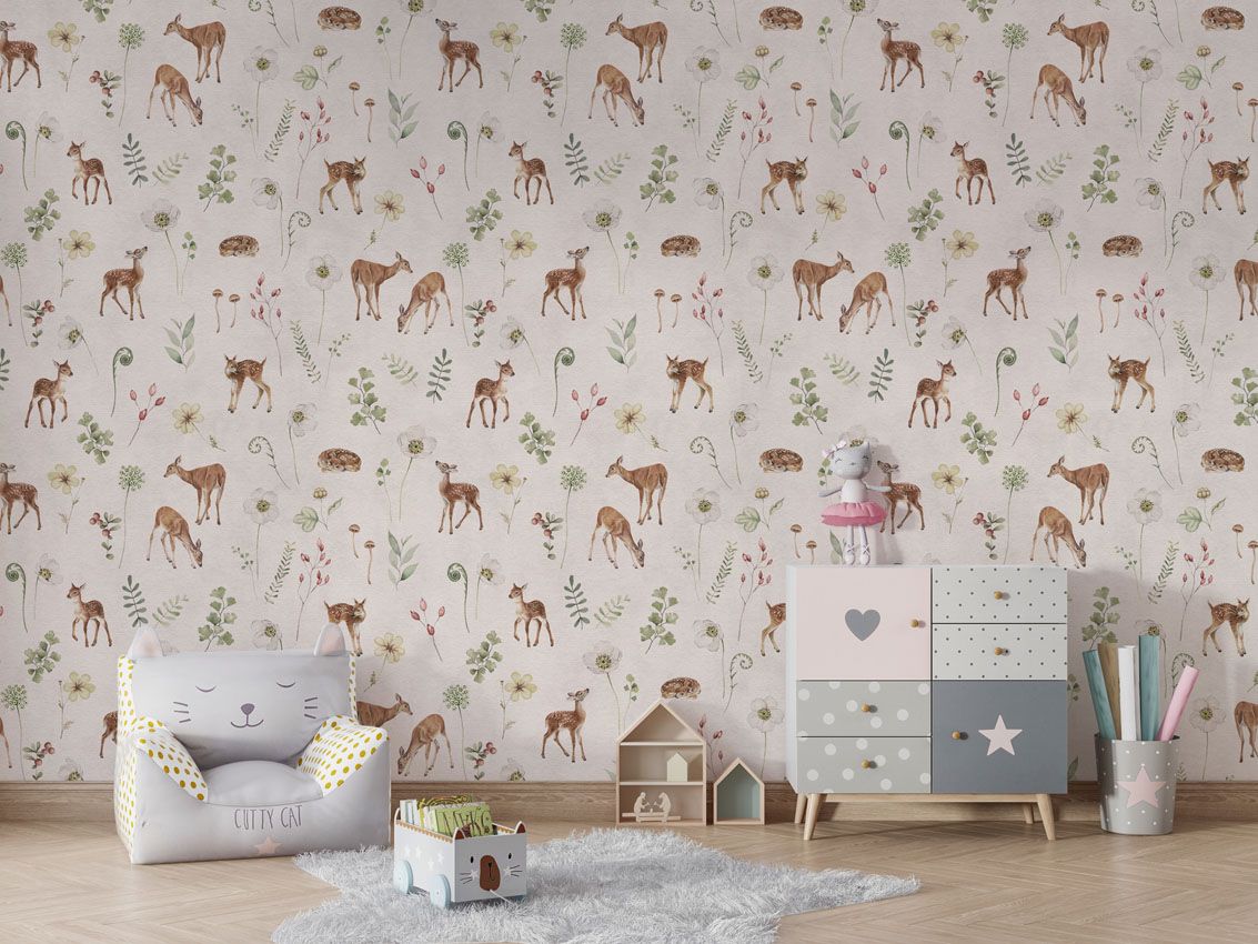 Dancing Deer - White - Le Petit Marché Home Furniture