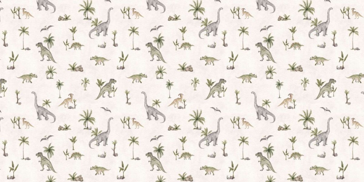 Dashing Dinos - White - Le Petit Marché Home Furniture