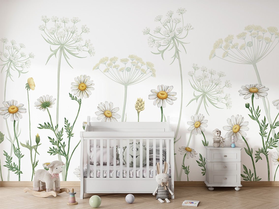 Dazzling Daisies - White - Le Petit Marché Home Furniture