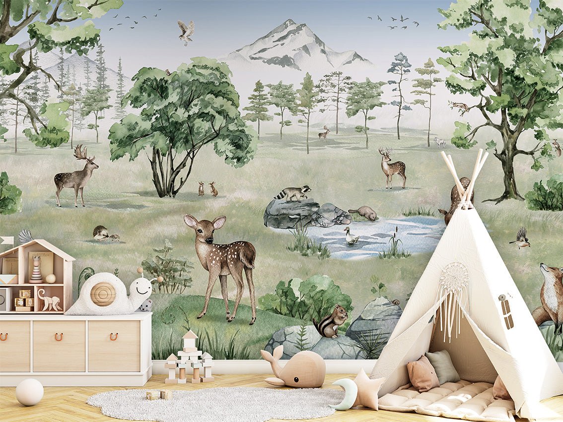 Deer Forest - Summer - Le Petit Marché Home Furniture