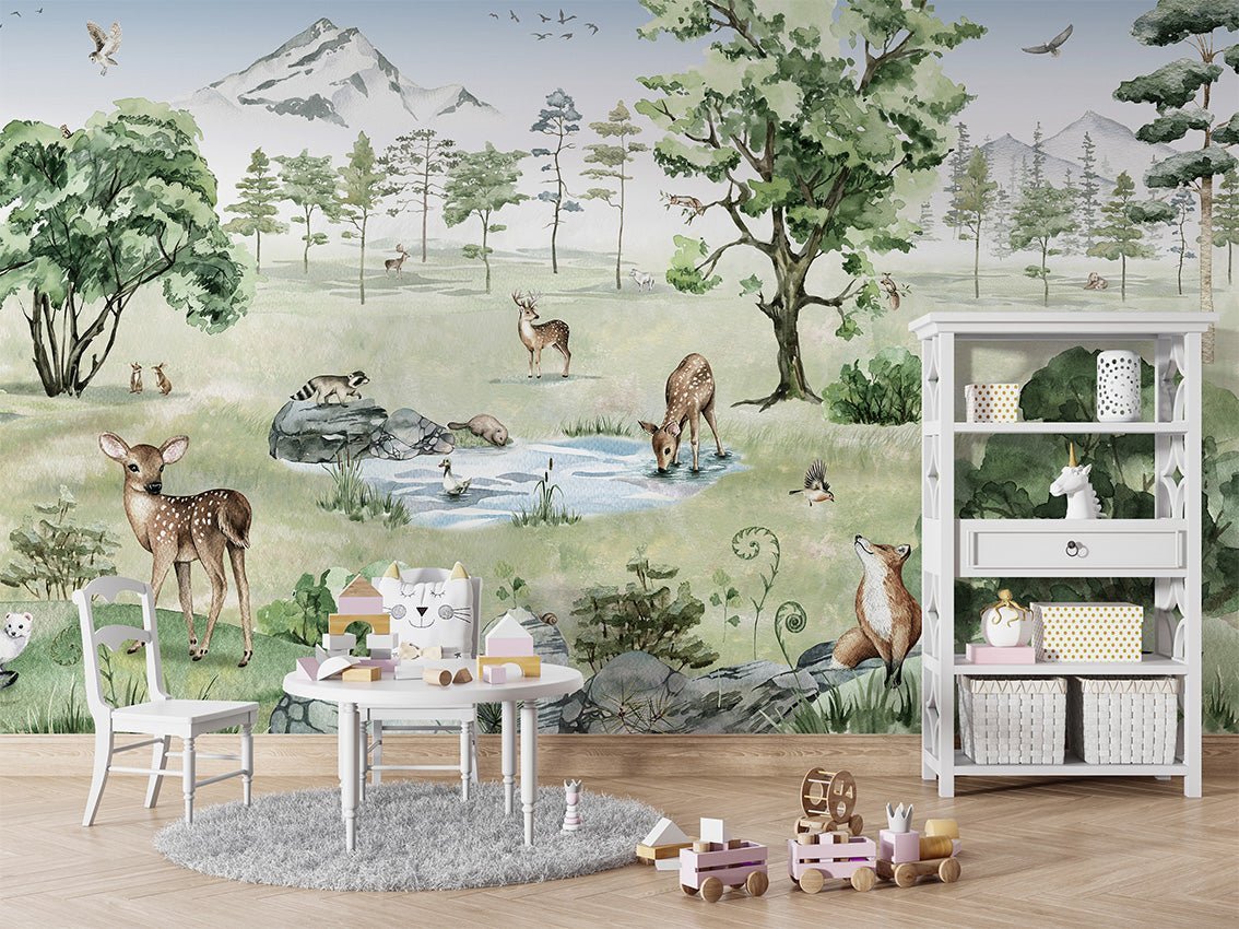 Deer Forest - Summer - Le Petit Marché Home Furniture