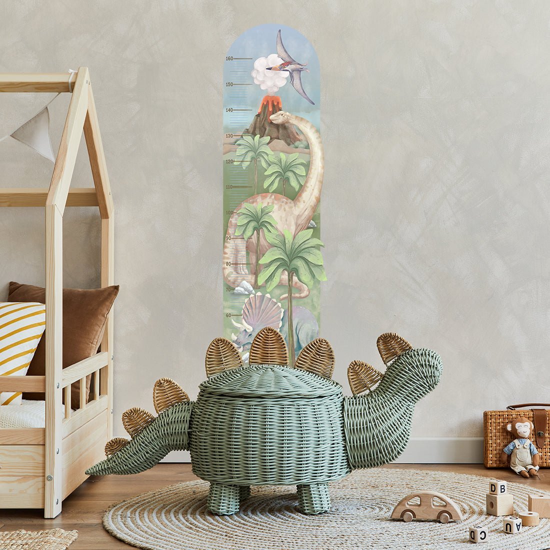 Dinosaurs, Height Measure, Wall Stickers - Le Petit Marché Home Furniture