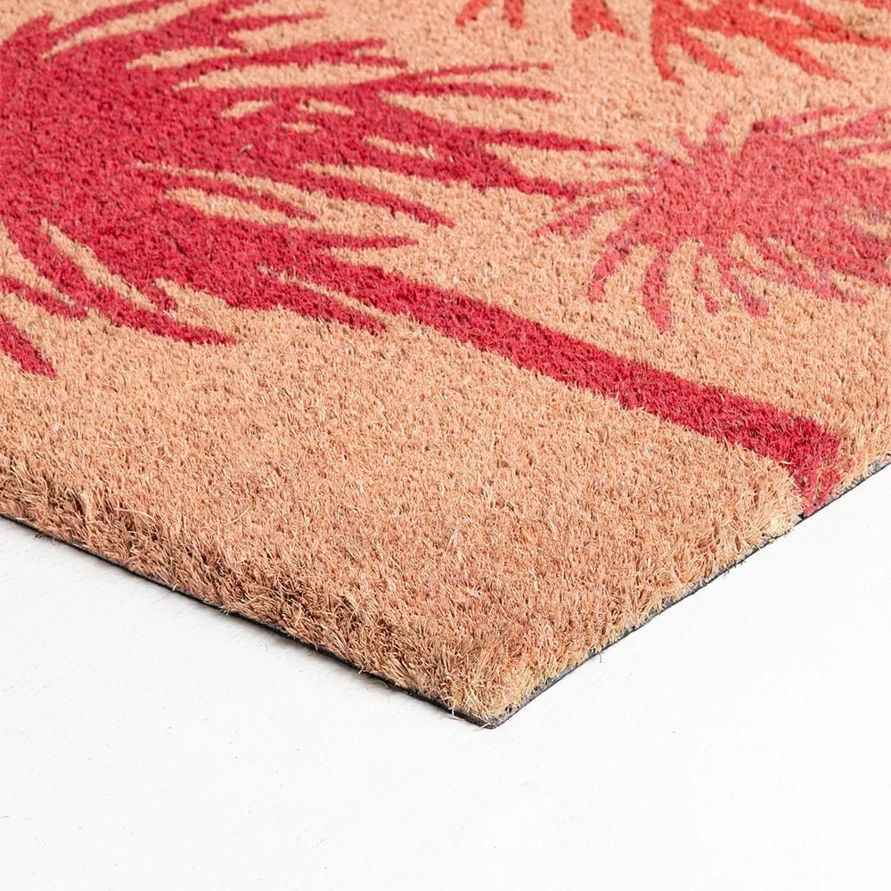 Doormat " Pink Palms" - Le Petit Marché Home Furniture