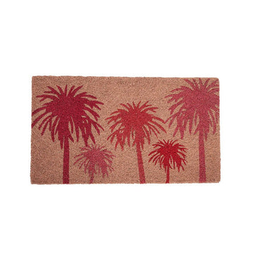 Doormat " Pink Palms" - Le Petit Marché Home Furniture