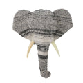 Elephant Todi Wall Decor, Paper Mache - Le Petit Marché Home Furniture