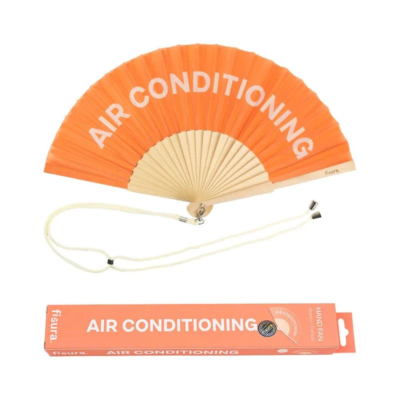 Fan "Air Conditioning", Orange - Le Petit Marché Home Furniture