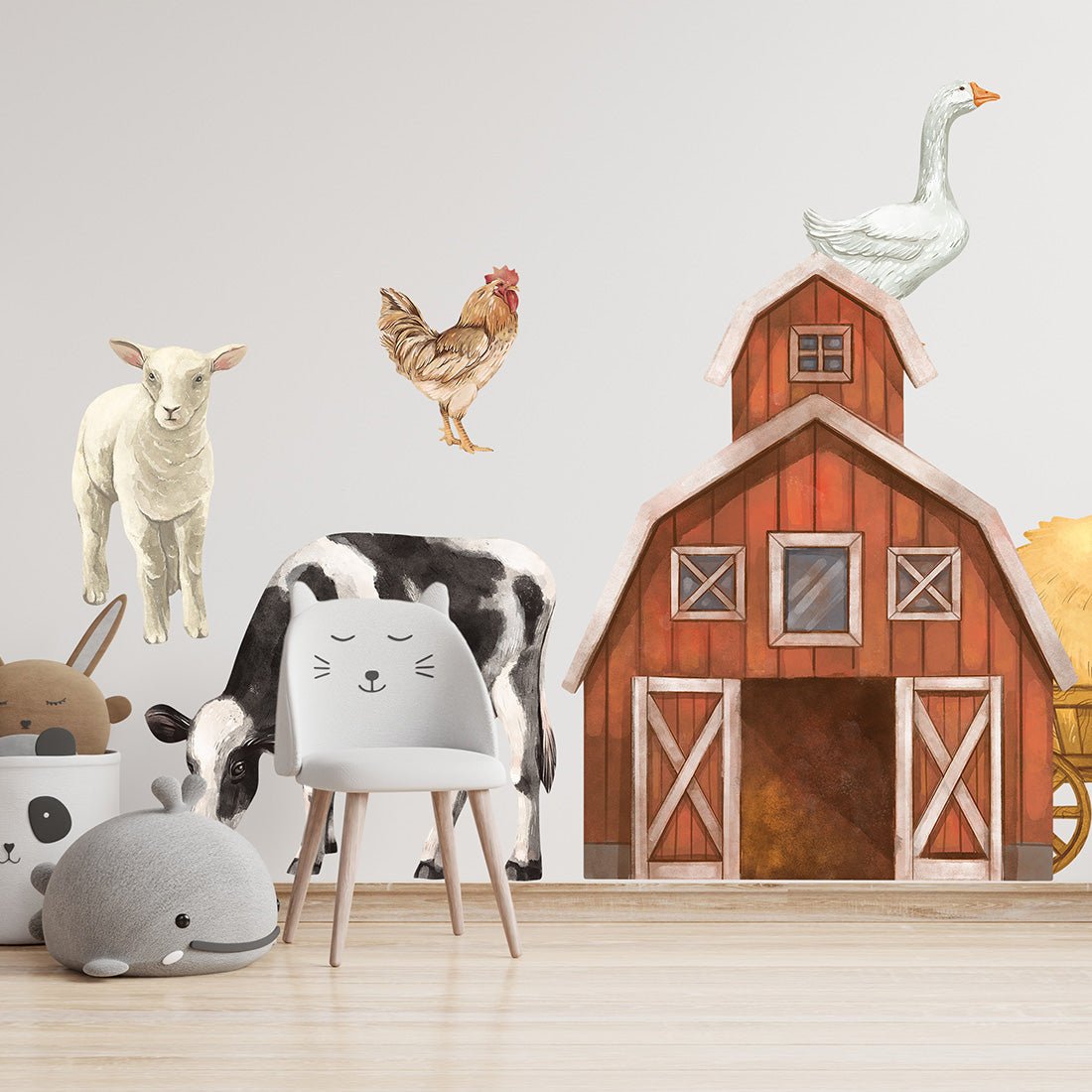 Farm Animals II, Wall Stickers - Le Petit Marché Home Furniture