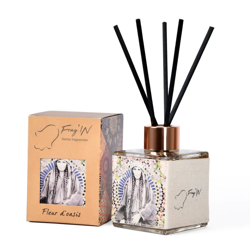 Fleur d'Oasis, Diffuser Sticks (100 ml) - Le Petit Marché Home Furniture