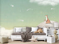 Fox on the Moon, Green - Le Petit Marché Home Furniture