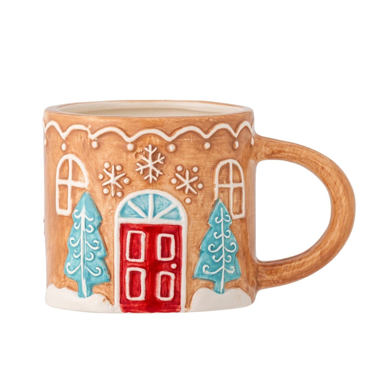 Ginnie Mug, Brown, Stoneware - Le Petit Marché Home Furniture