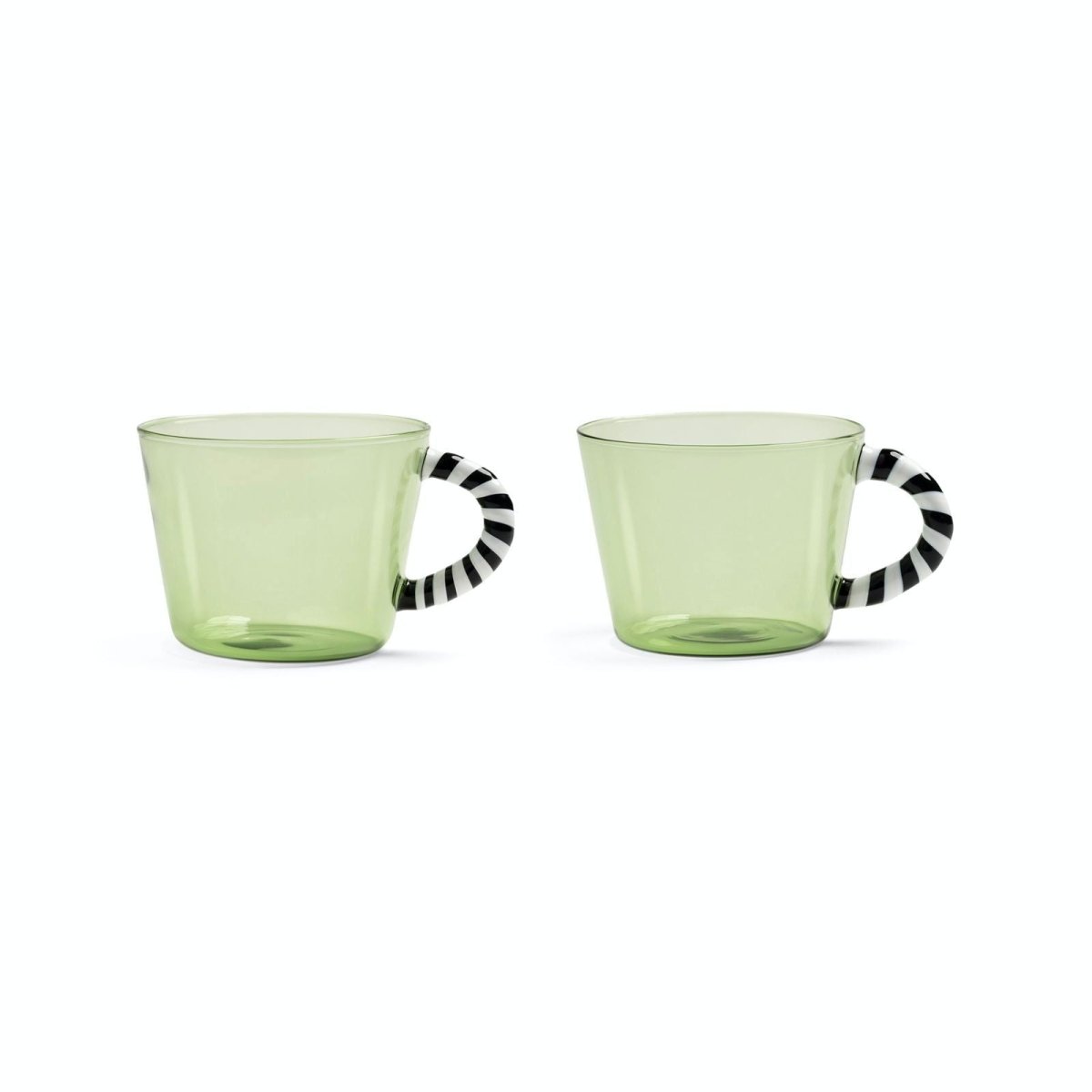 Glass Duet, Green - Set of 2 - Le Petit Marché Home Furniture