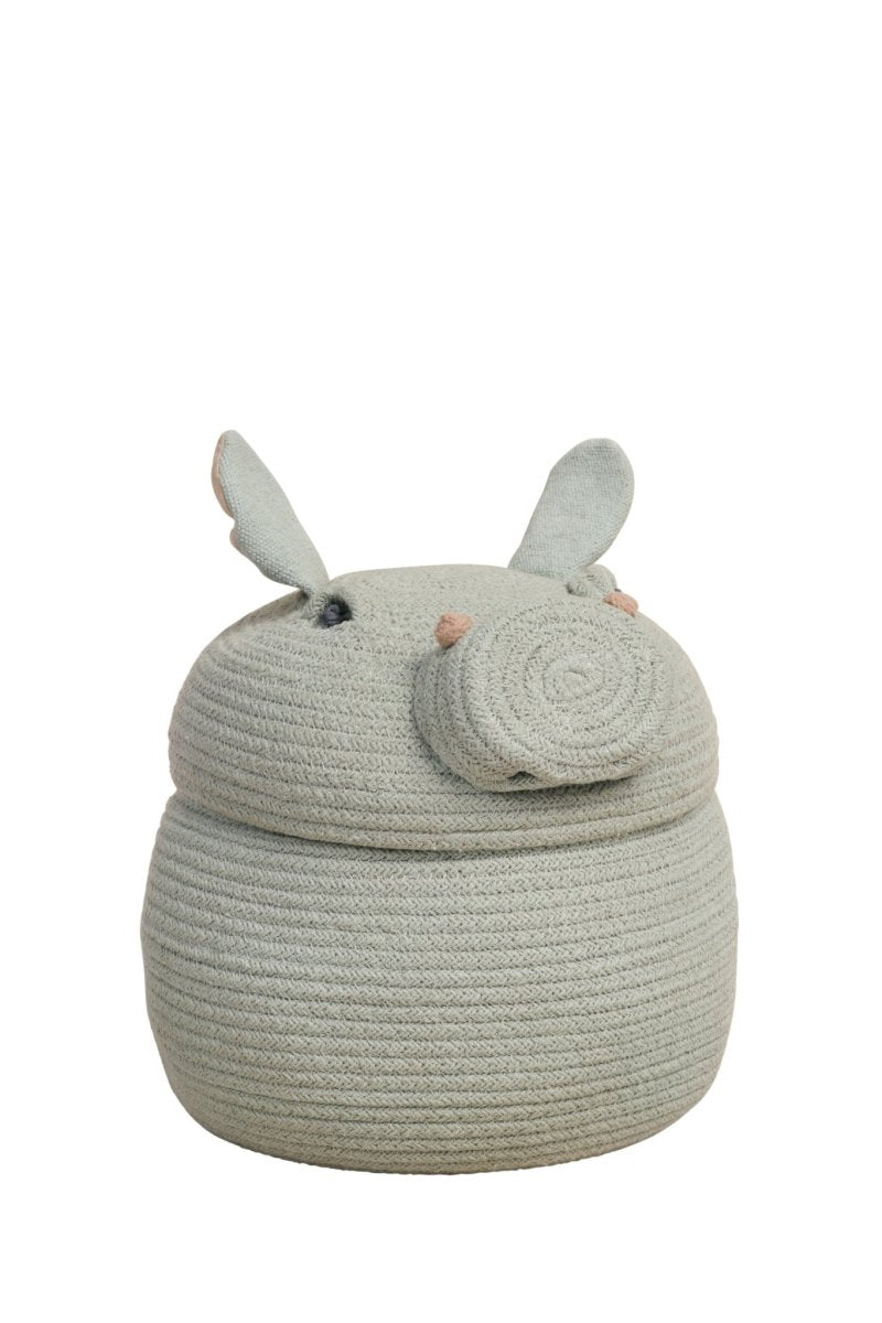 Henry the Hippo - Storage Basket - Le Petit Marché Home Furniture