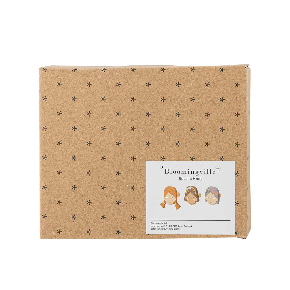 Hook Girl Rosalia, Brown, Set of 3 - Le Petit Marché Home Furniture