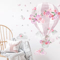 Hot Air Balloon Pink, Wall Stickers - Le Petit Marché Home Furniture