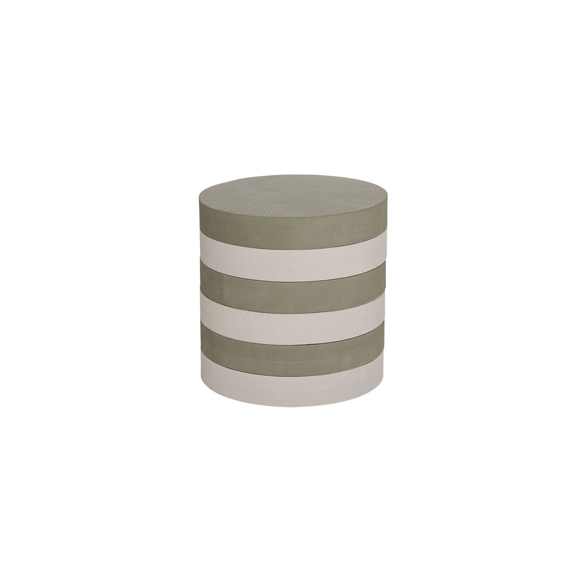 Iro Stacking Stool, Olive & Clay - Le Petit Marché Home Furniture