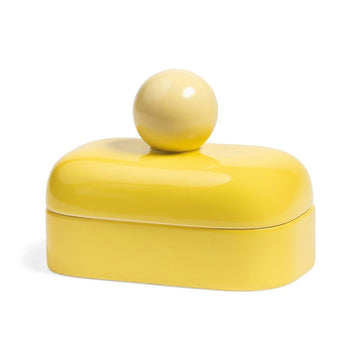 Jar Orb Yellow - Le Petit Marché Home Furniture