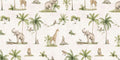 Joyful Jungle - White - Le Petit Marché Home Furniture