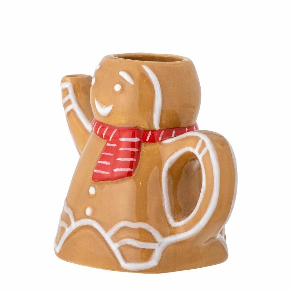 Jug Ginnie Gingerbread, Brown, Ceramic - Le Petit Marché Home Furniture