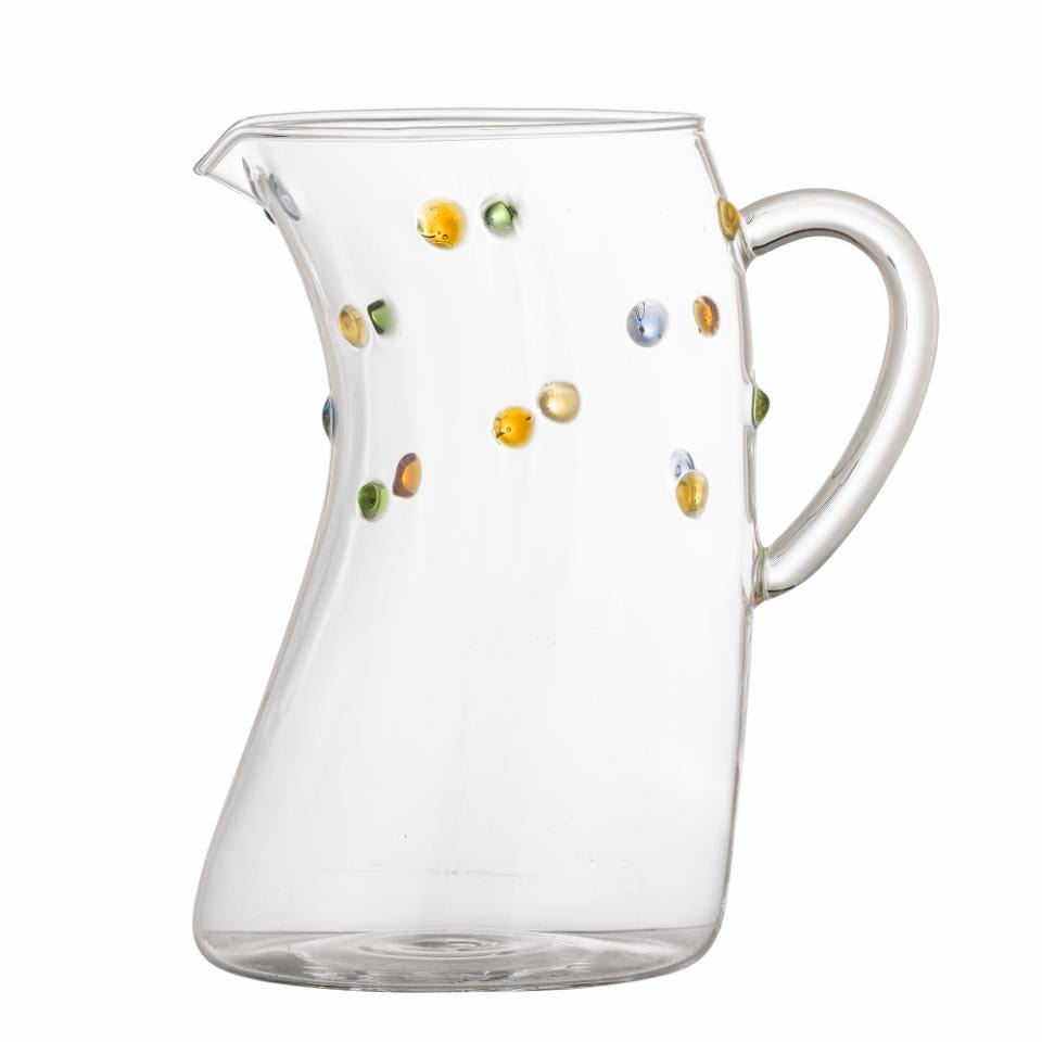 Jug Thalia, Clear, Glass - Le Petit Marché Home Furniture