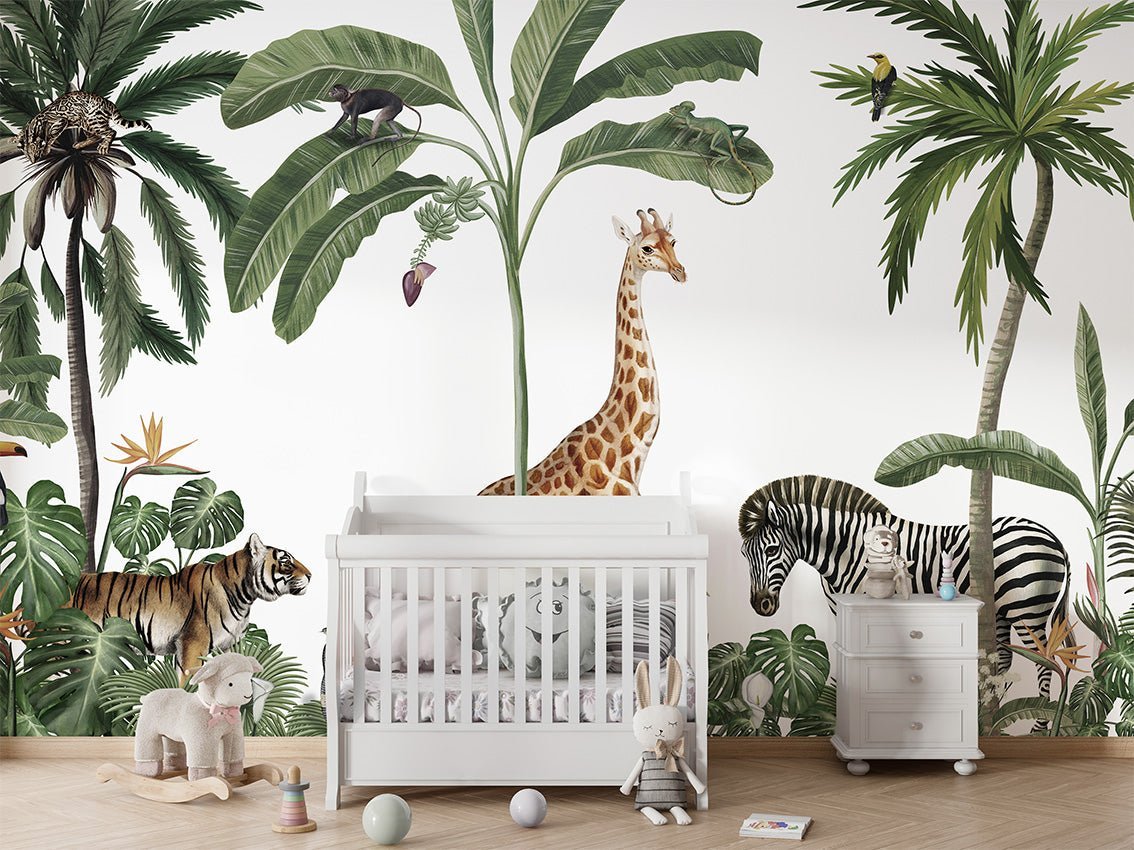 Jungle Jive - White - Le Petit Marché Home Furniture