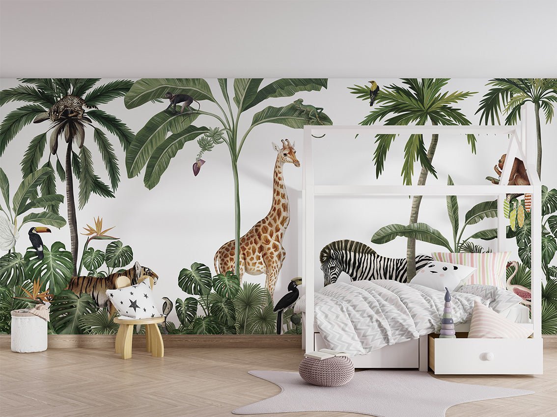 Jungle Jive - White - Le Petit Marché Home Furniture