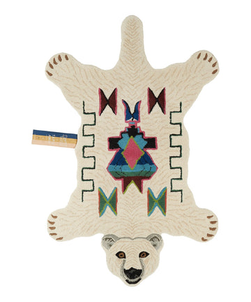 Kasbah Polar Bear Rug, Large - Le Petit Marché Home Furniture