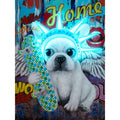 Liberty Dog, Wall Artwork - LED Neon - Le Petit Marché Home Furniture