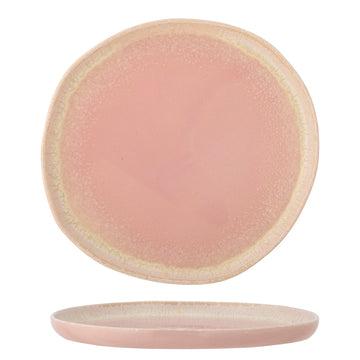 Louisa Plate Rose, Stoneware (D21cm) - Le Petit Marché Home Furniture