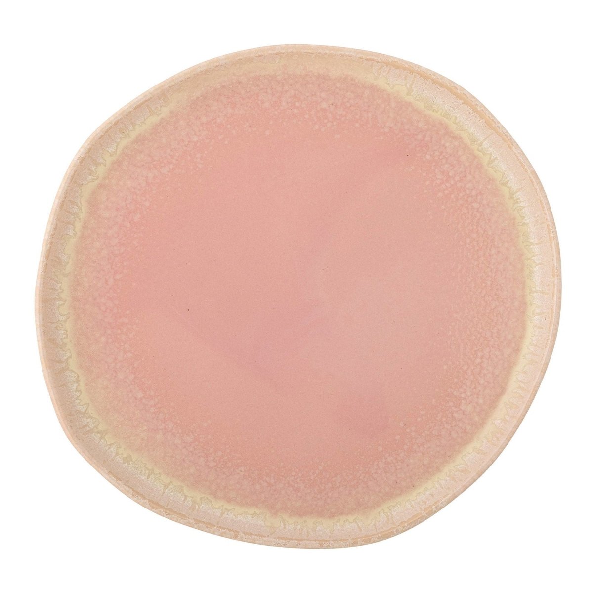 Louisa Plate Rose, Stoneware (D27) - Le Petit Marché Home Furniture